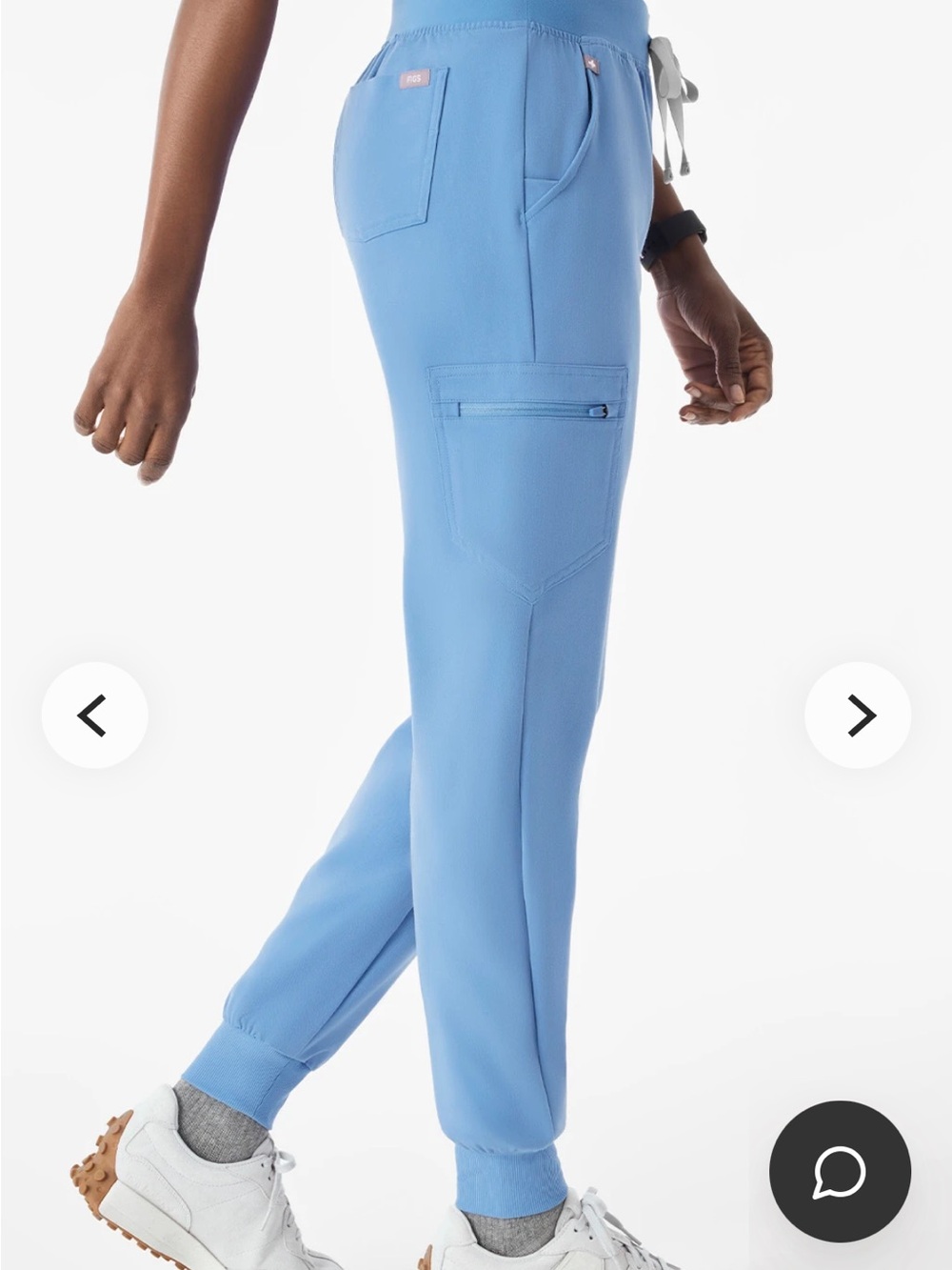 FIGS Light Blue Jogger Scrub Pants | Size Medium